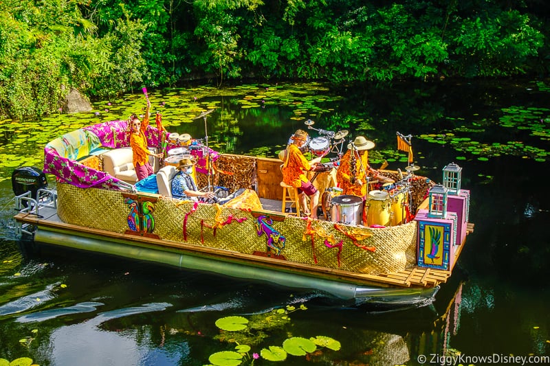 Discovery Island Drummers river cruise Animal Kingdom