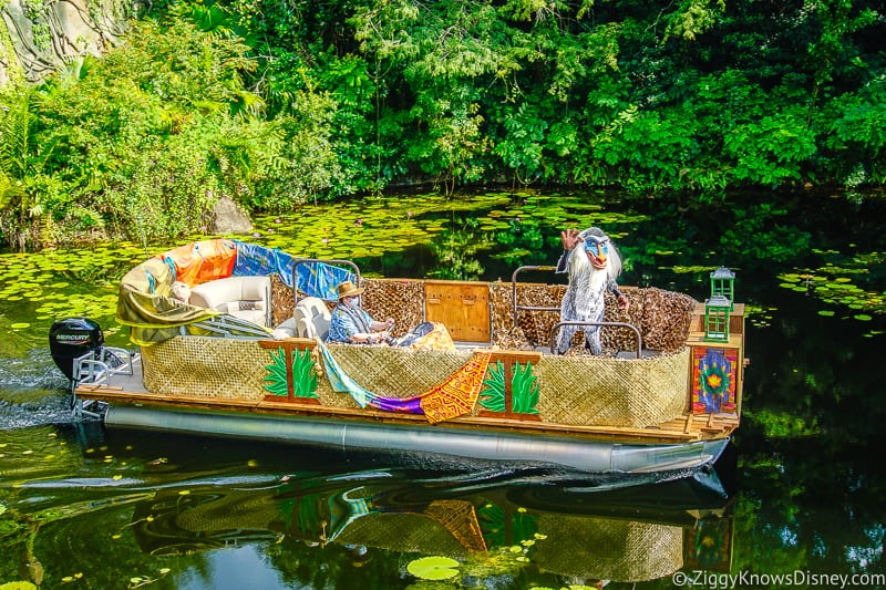 Discovery River Character Cruise Rafiki Animal Kingdom