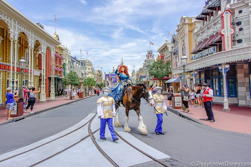 Merida on horseback The Royal Princess Processional Cavalcade