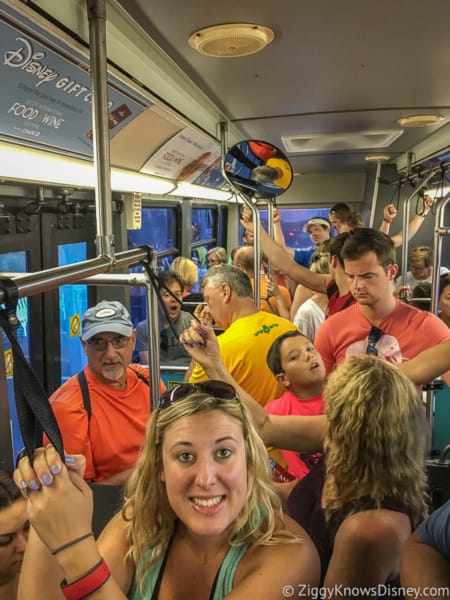 Inside Disney World Buses