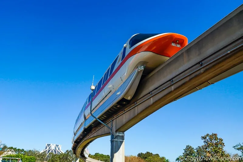 Disney World Transportation monorail system