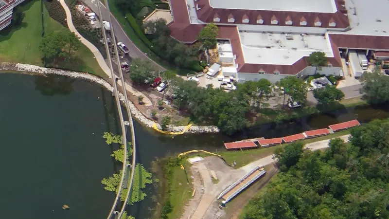 Second bridge for Grand Floridian to Magic Kingdom Walkway July 2020