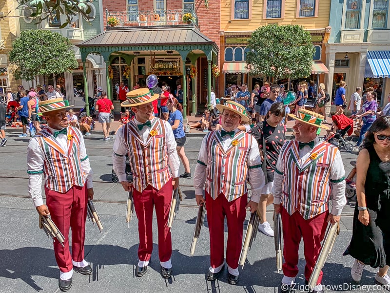 Dapper Dans on Main Street U.S.A. Magic Kingdom