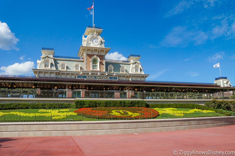 Magic Kingdom train station entrance