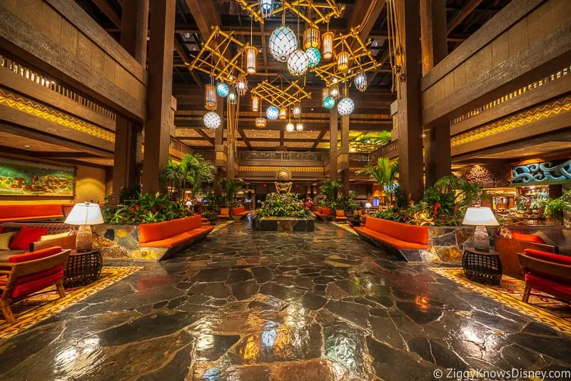 Disney's Polynesian Resort Lobby