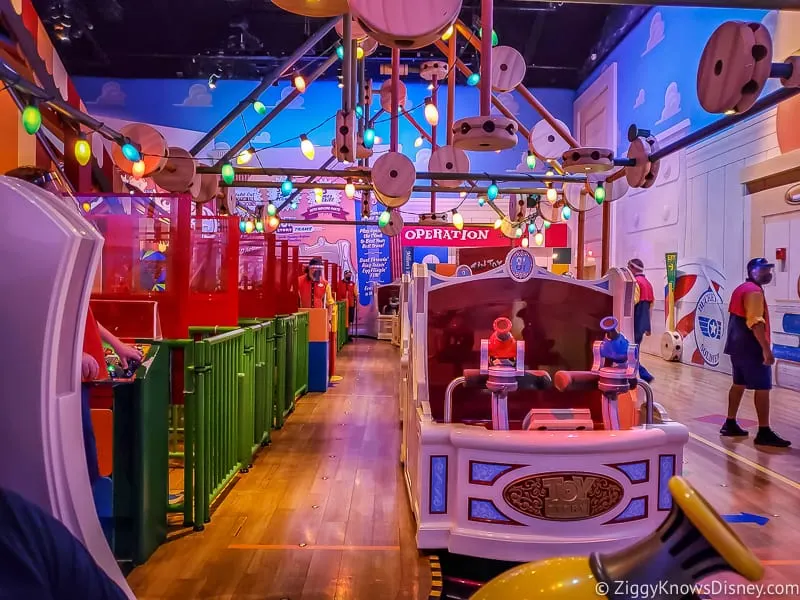 Toy Story Mania! loading area