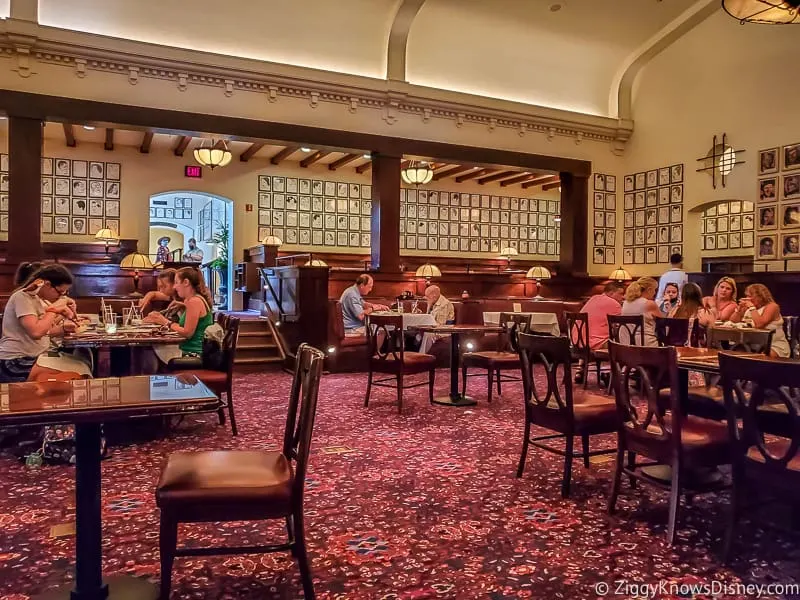 Hollywood Brown Derby with distanced tables