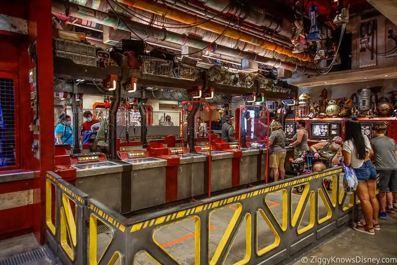 Droid Depot barriers in Hollywood Studios Reopening