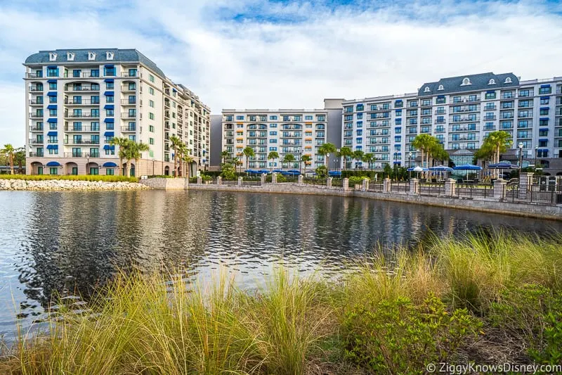 Disney Riviera Resort outside by the water