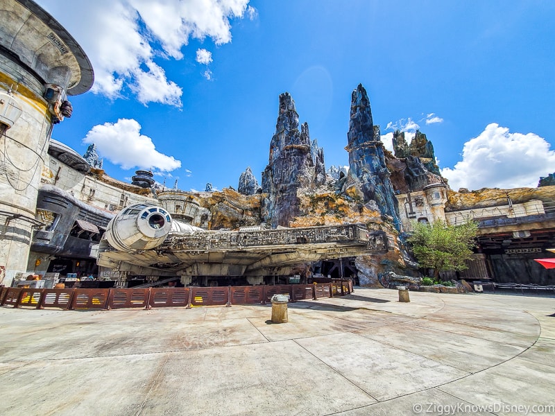 Empty Galaxy's Edge in Disney's Hollywood Studios Reopening