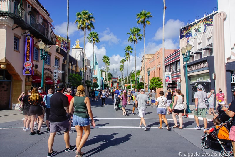 Crowd Levels in Disney's Hollywood Studios after Reopening