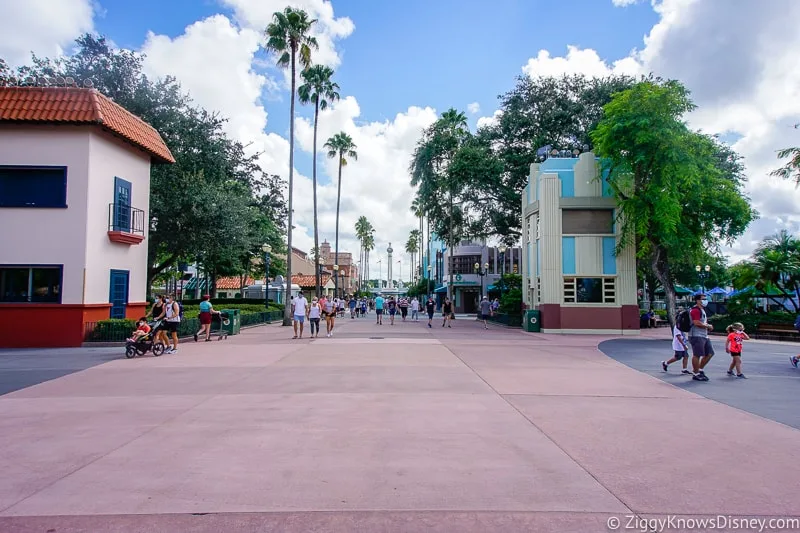 Empty Hollywood Boulevard after reopening