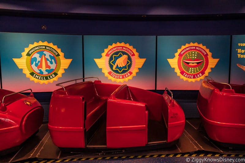 Journey Into Imagination ride vehicles