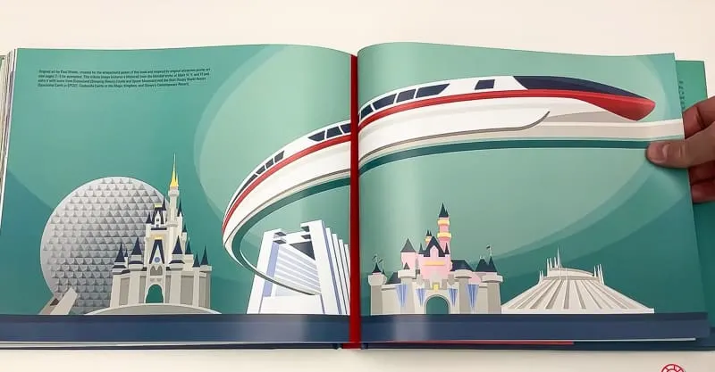 The Disney Monorail Book concept art