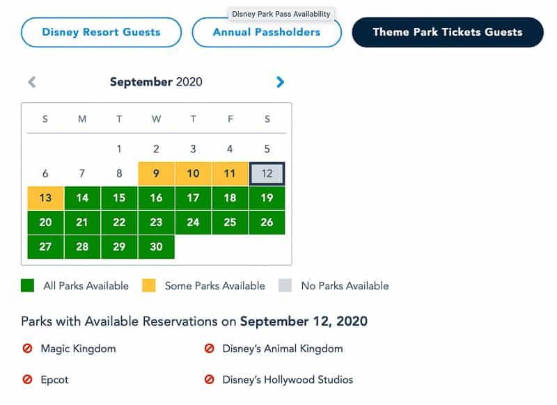 Disney Park Pass Reservations Magic Kingdom Theme Park Tickets