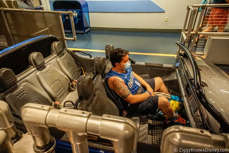 Test Track ride vehicle after reopening