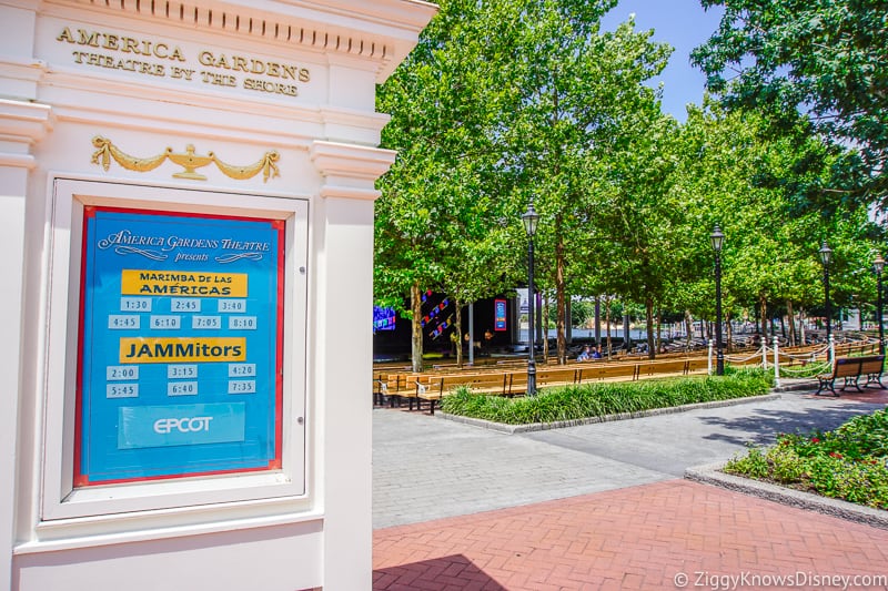 America Gardens Theater EPCOT after Reopening