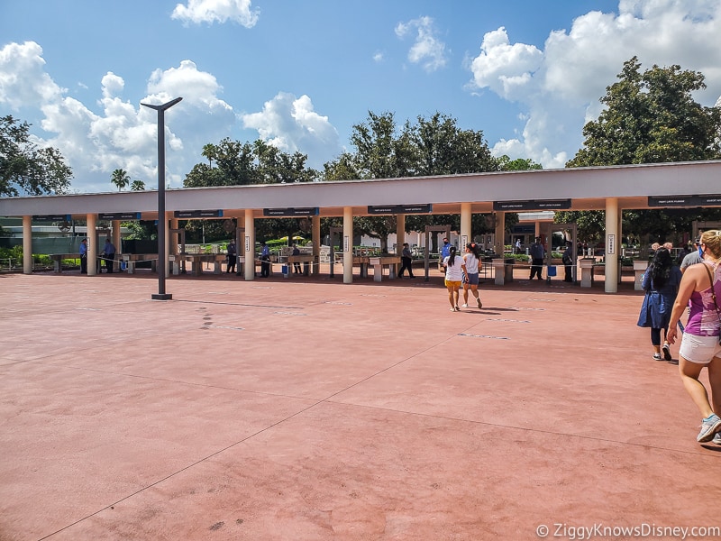 EPCOT Security bag check