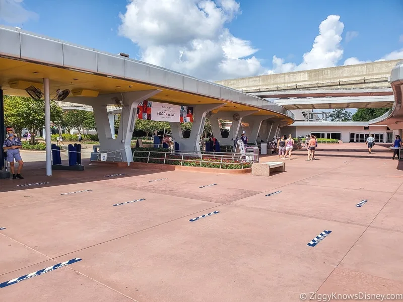 EPCOT turnstiles after reopening