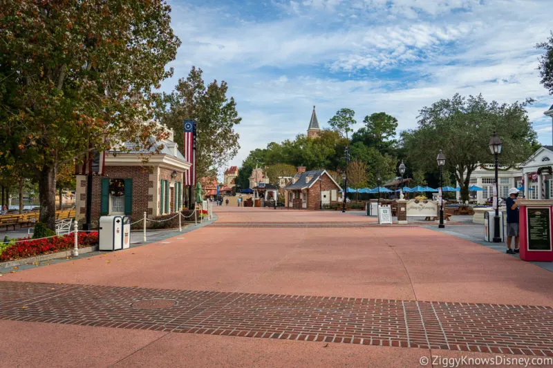 EPCOT World Showcase promenade in American Adventure