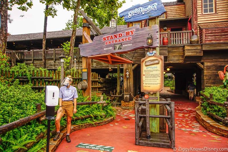 Splash Mountain entrance Magic Kingdom after reopening