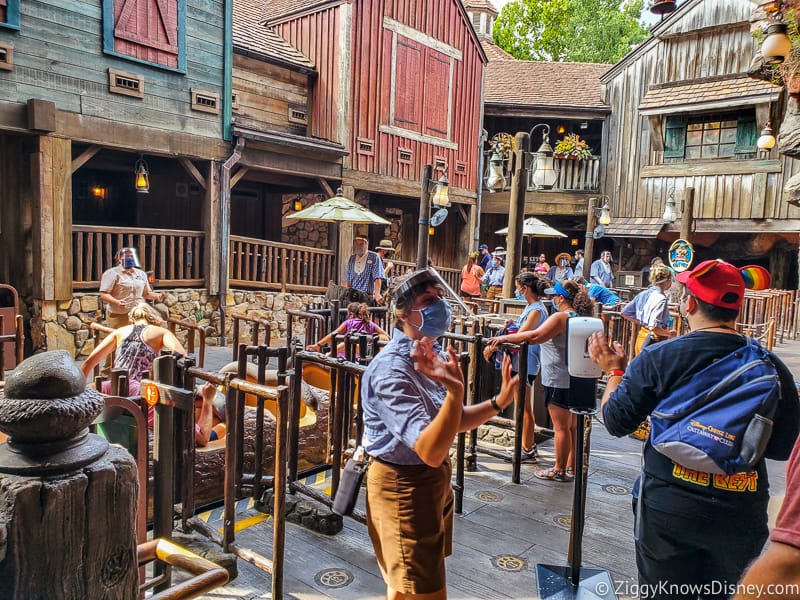 Splash Mountain loading area Magic Kingdom after reopening