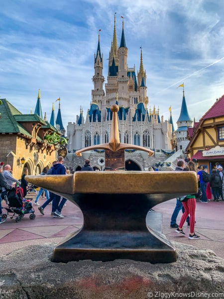 Sword in the Stone at Magic Kingdom