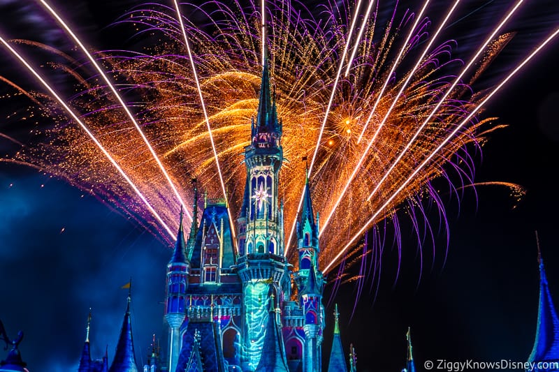 Vuelven los fuegos artificiales de Magic Kingdom