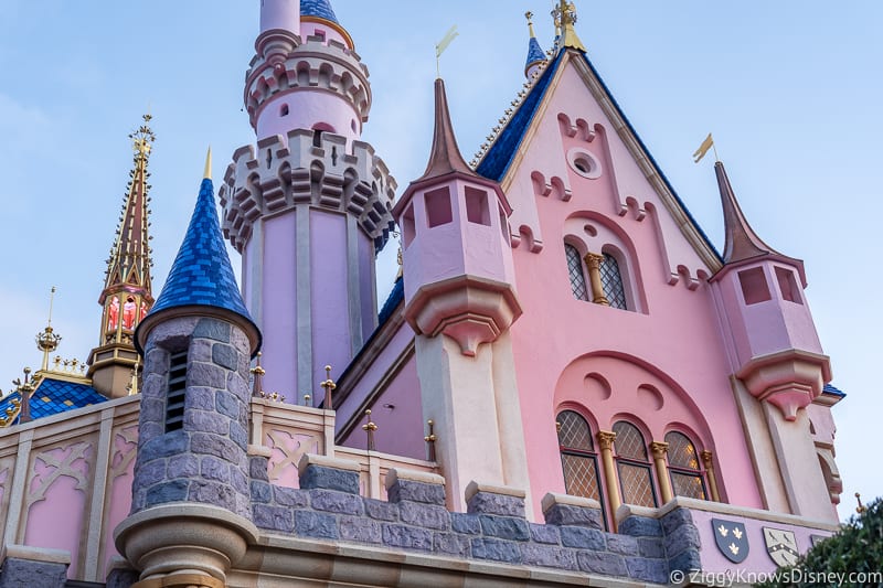 back of Sleeping Beauty Castle Disneyland