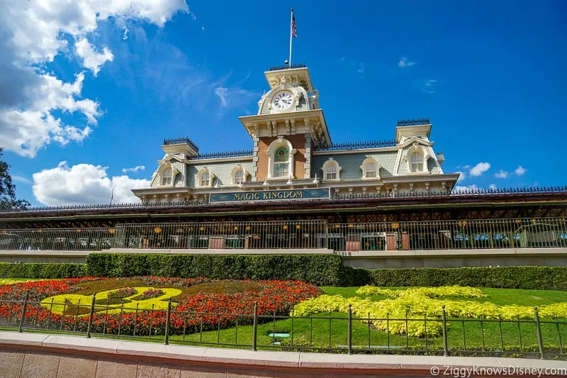 Disney's Magic Kingdom Park Train Station at entrance