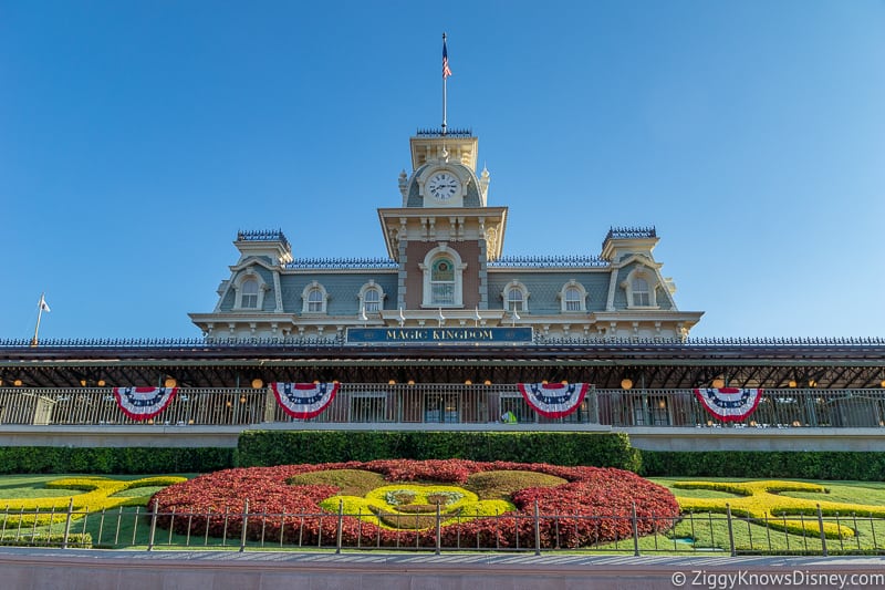 Magic Kingdom Train Station at entrance