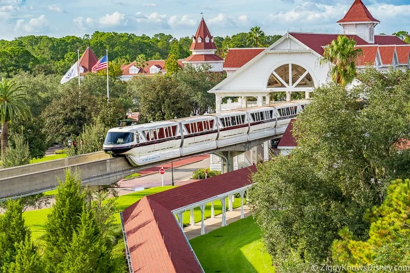 Monorail at Grand Floridian Resort