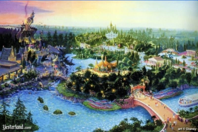 Beastly Kingdom concept art Disney's Animal Kingdom