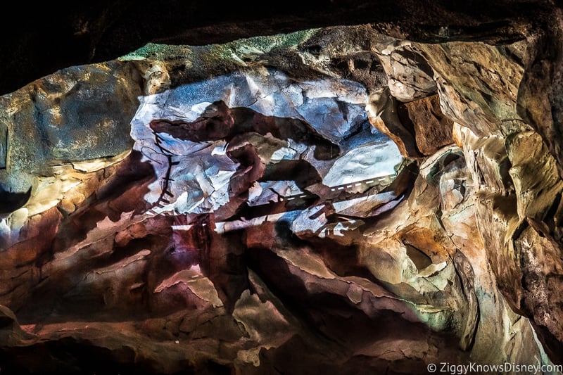 Yeti projection Expedition Everest Animal Kingdom