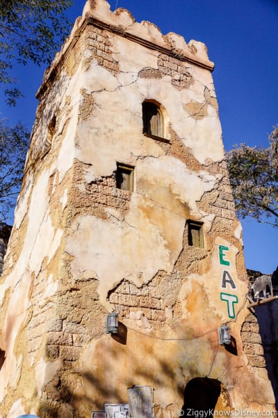 crumbling building at Animal Kingdom