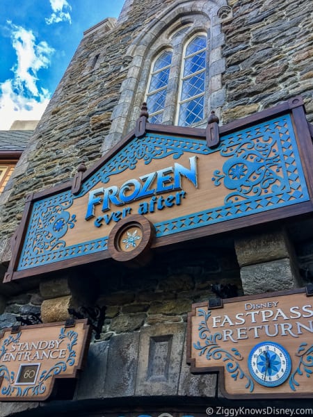 Frozen Ever After Entrance in EPCOT