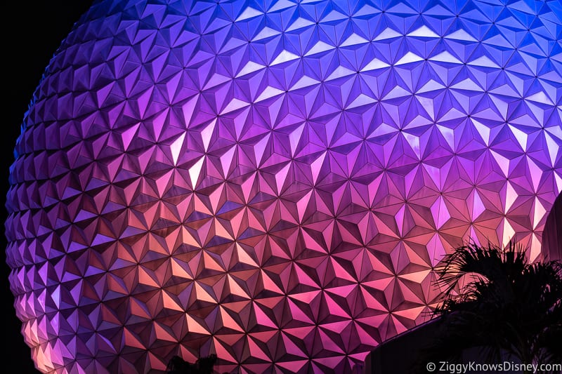 Spaceship Earth at Night