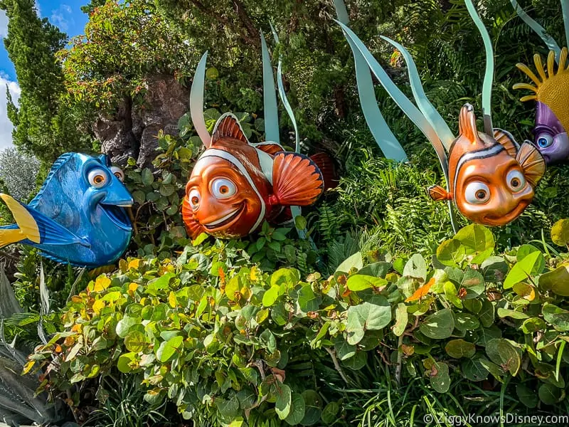 The Seas with Nemo characters