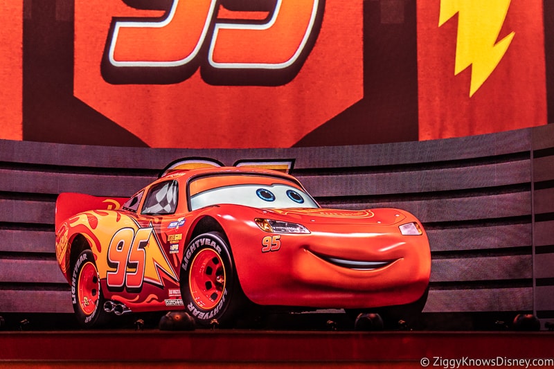 Lightning McQueen audio-animatronic Racing Academy