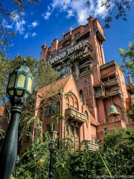 Outside the Tower of Terror