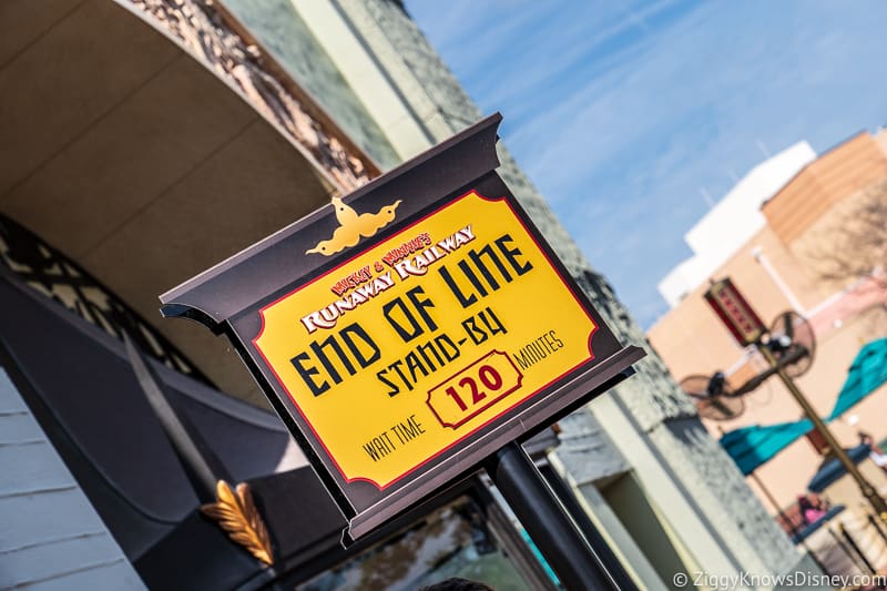 Ride stand-by queue at Hollywood Studios