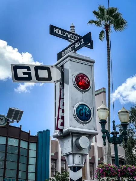 stop and go sign Hollywood Studios