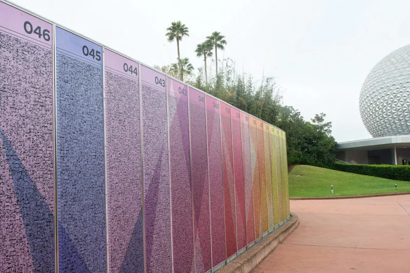 New EPCOT Leave a Legacy panels