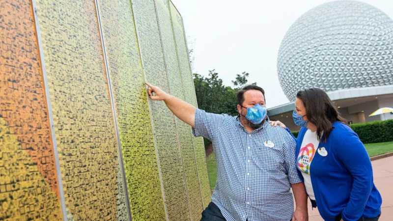 New EPCOT Leave a Legacy monuments