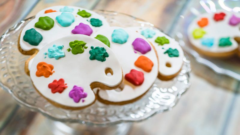 Decadent Delights Artist Palette Cookie Festival of the Arts