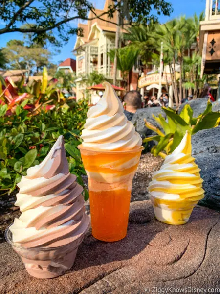 Three Dole Whips at Magic Kingdom