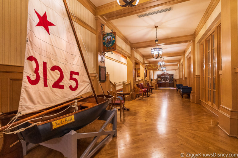 Yacht Club Resort hallway