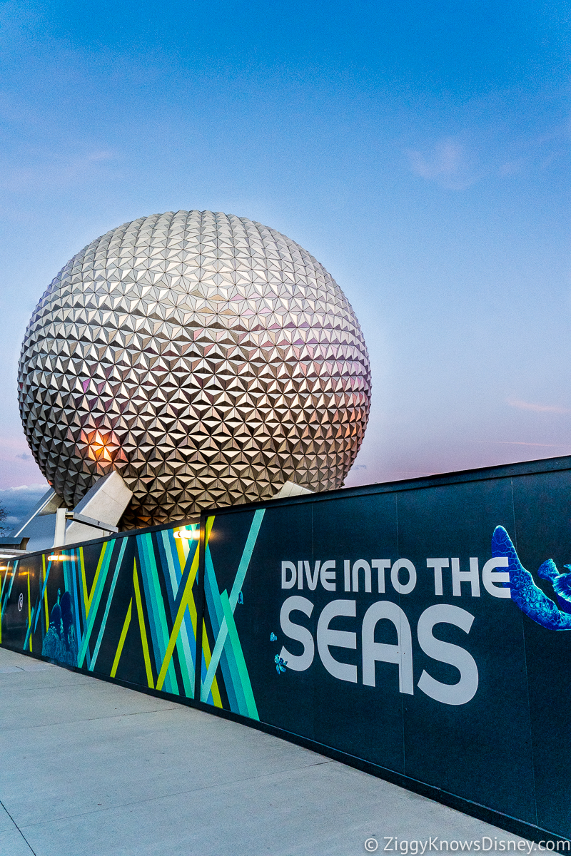 EPCOT under construction