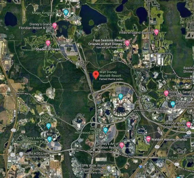 Walt Disney World Location