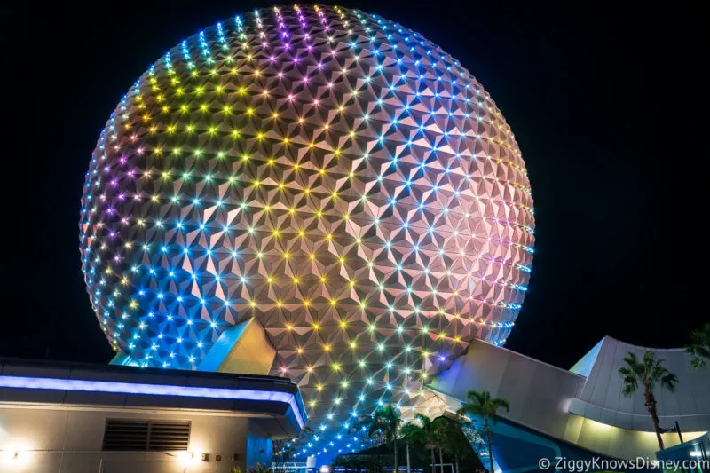 EPCOT Spaceship Earth lighting package